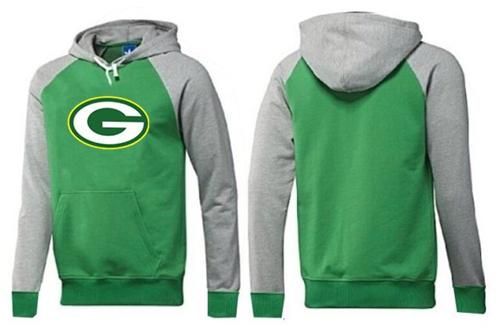 NFL Men's Nike Green Bay Packers Logo Pullover Hoodie - Green/Grey